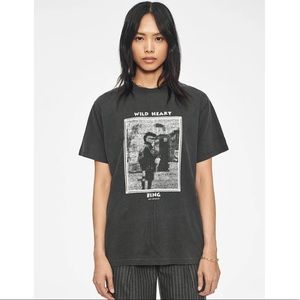 Anine Bing Wild Heart T-shirt.